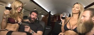 Dan Bilzerian, en plena juerga