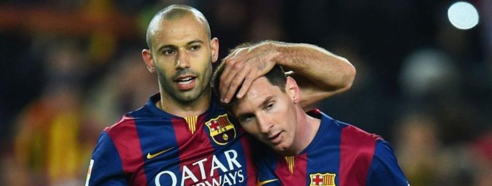 El lavado de imagen de Mascherano para continuar en el Barça