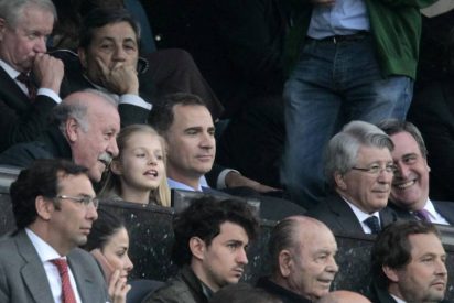 La princesa Leonor presencia el Atl&eacute;tico-Bayern, su primer gran acontecimiento deportivo