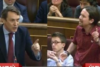 Rafa Hernando y Pablo Iglesias