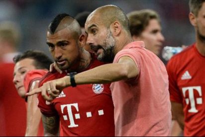 Pep Guardiola vuelve a ejercer de escudo de Arturo Vidal ante las cr&iacute;ticas