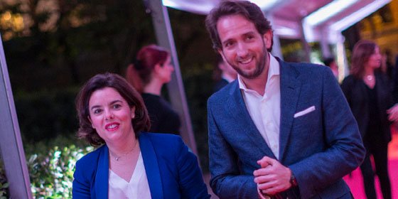S&aacute;enz de Santamar&iacute;a y Rivera 'apadrinan' el estreno del canal de Secuoya