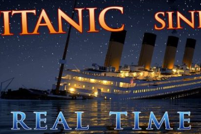 [V&Iacute;DEO] As&iacute; fue el hundimiento del Titanic en tiempo real