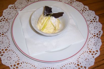 Espuma de lim&oacute;n