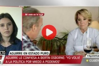 Irene Montero 'dispara' a Aguirre: "Siento tristeza por la se&ntilde;ora condesa"