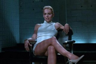 Sharon Stone en Instinto B&aacute;sico