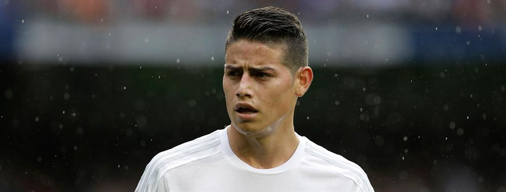 Las dos ofertas que m&aacute;s gustan a James para salir del Real Madrid
