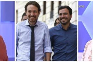 Isabel Durán, Iglesias, Garzón y Carmen Tomás