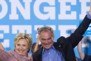 Hillary Clinton elige al senador Tim Kaine como su vicepresidente