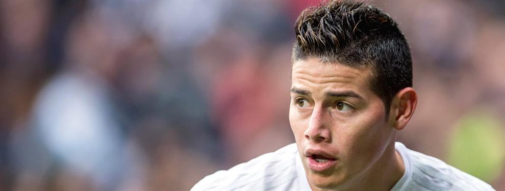 Florentino P&eacute;rez no se f&iacute;a de James Rodr&iacute;guez