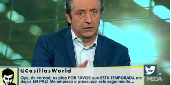 Iker Casillas acaba a palos en Twitter contra 'El Chiringuito' de Pedrerol: "Os pido que me dej&eacute;is en paz"