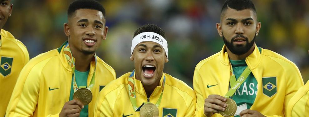 Salen a la luz pol&eacute;micas im&aacute;genes de la celebraci&oacute;n del oro de Neymar