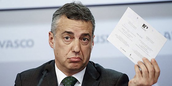 El peneuvista Urkullu se consolida y podr&aacute; gobernar el Pa&iacute;s Vasco con el PSOE o el PP