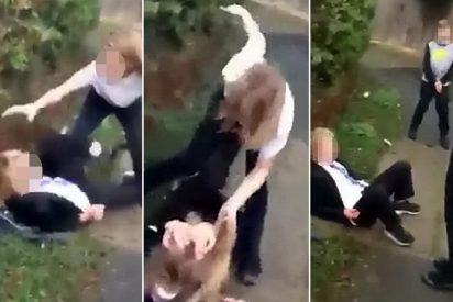 Violencia escolar: una ni&ntilde;a de 15 a&ntilde;os machaca a otra de 13 mientras el resto aplaude y anima
