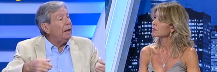 Jos&eacute; Luis Corcuera y Eva Llarandi.