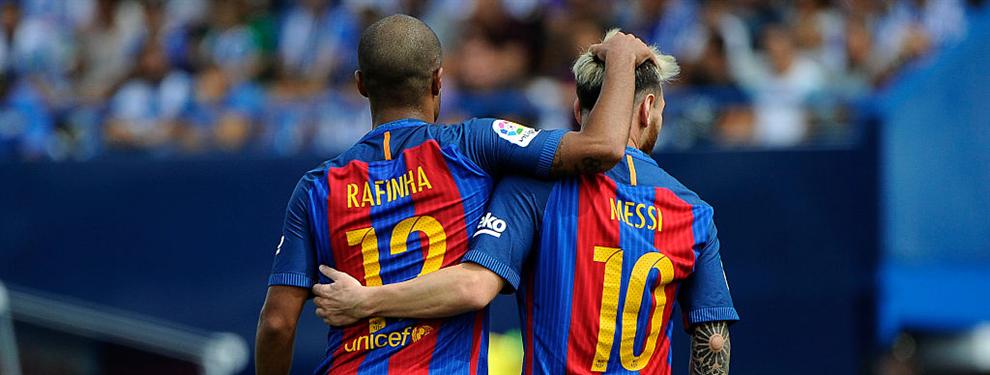 El jugador del Bar&ccedil;a al que se le atragant&oacute; el golazo de Rafinha