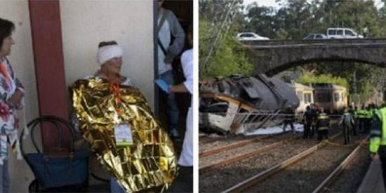 Exceso de velocidad, el principal factor que se investiga en el accidente de tren en Galicia