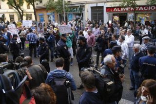 Sánchez y Marlaska atiborran Ferraz de policías por la manifestación espontánea contra los indultos