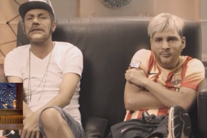 La desternillante entrevista por Skype a Messi y Neymar