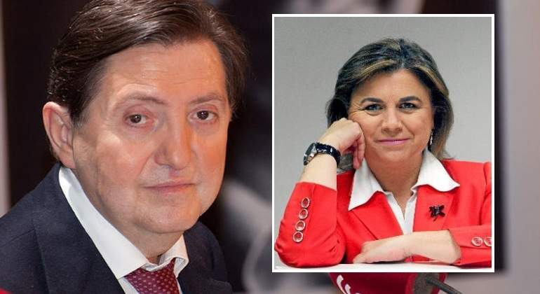 Federico Jiménez Losantos y Lucía Méndez.