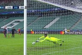 La 'cantada' de Keylor Navas con el Legia