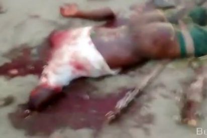 El violador sodomizado y despedazado en la calle con un hacha