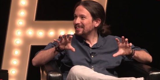 El v&iacute;deo del Iglesias m&aacute;s macarra pas&aacute;ndose de la raya: "Rafa Hernando es de los que se mete"