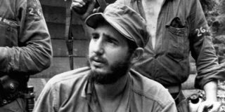 Fidel Castro en Sierra Maestra.