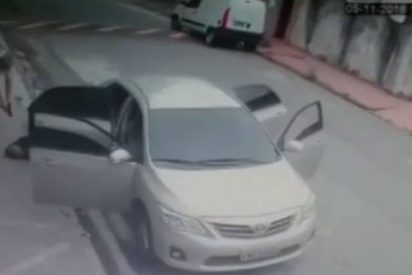 [V&Iacute;DEO] El conductor de Uber que mata sin piedad a tres atracadores