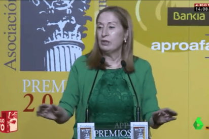 Una desconocida Ana Pastor se desmelena en una cena con periodistas