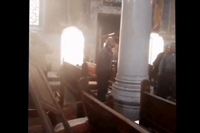 La bomba que ha destrozado a 25 personas en una iglesia copta de El Cairo