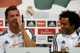 Marcelo y Cristiano Ronaldo sufren un ataque... &iexcl;de risa!