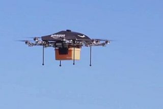 Amazon hace en 13 minutos su primer delivery exitoso con un drone