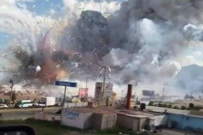 Las explosiones que han causado 29 muertos en un mercado mexicano de pirotecnia