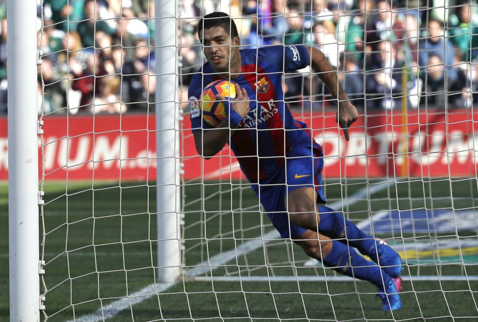 Pichichi: Luis Su&aacute;rez, con 16 goles, vuelve a destacarse en la tabla de goleadores