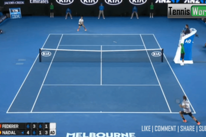 Open de Australia: el puntazo de Nadal que Federer aplaudi&oacute;