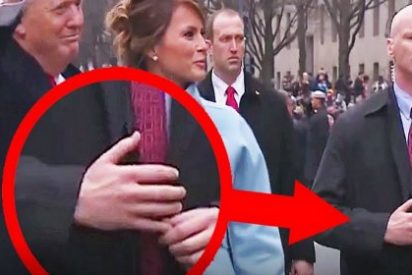 El v&iacute;deo del peligroso guardaespaldas de Trump que lleva unos brazos falsos