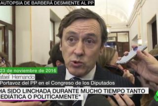 La autopsia de Rita Barberá desmiente las tesis defendidas desde el PP