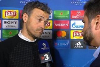 Luis Enrique 'paga' la paliza que se lleva de Par&iacute;s con el periodista de TV3
