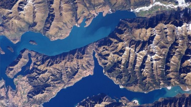 Así se ve Nueva Zelanda desde la Estación Espacial Internacional