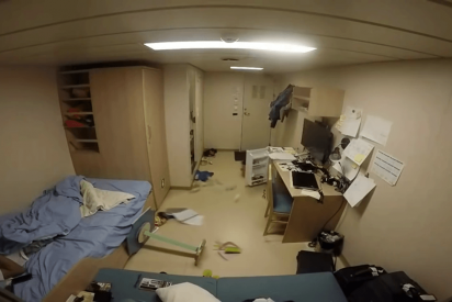 As&iacute; se vive en el camarote de un barco