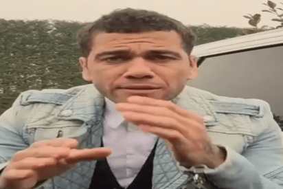La alegr&iacute;a de Dani Alves... &iquest;por no haberse comido los cuatro del PSG?