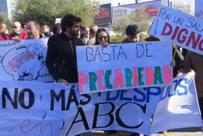 Huelga de firmas en el ABC para protestar contra los despidos y recortes