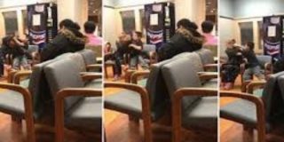 [V&Iacute;DEO] El ni&ntilde;o repelente que da una brutal paliza a su madre en la consulta m&eacute;dica