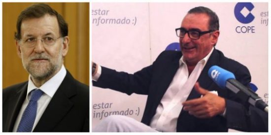 Carlos Herrera: "A poco que Rajoy siga poniendo cara de Registrador de la Propiedad la viabilidad de la gilipollez del referéndum es limitada"