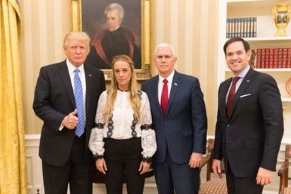 Trump se re&uacute;ne con Lilian Tintori en la Casa Blanca y pide la liberaci&oacute;n de Leopoldo L&oacute;pez