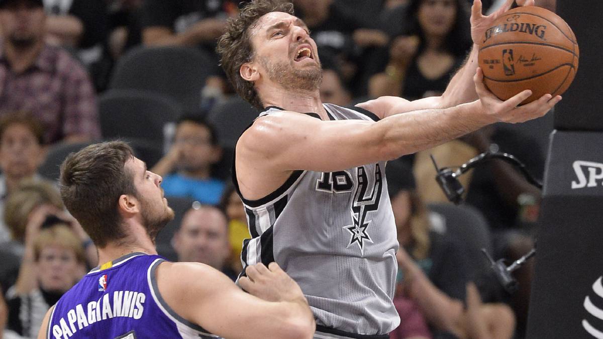 Pau Gasol gu&iacute;a a los Spurs y el 'doble-doble' de Ricky Rubio no evita la derrota de los Wolves