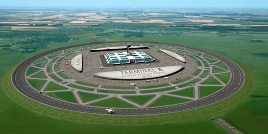 Avi&oacute;n: as&iacute; ser&aacute;n los futuros aeropuertos circulares