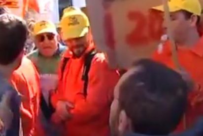 Agricultores de Arag&oacute;n increpan a 'Echeminga': "&iexcl;Chorizo, cabr&oacute;n!"