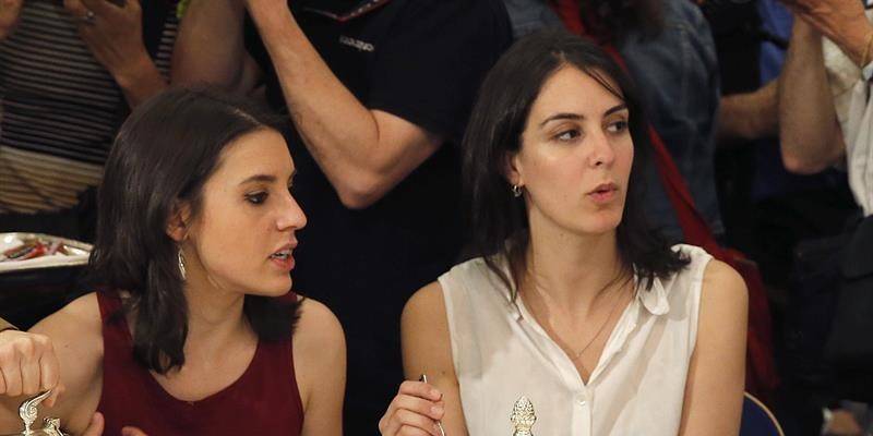 El striptease de Alcal&aacute; deja mudas a Irene Montero y las feministas de Podemos